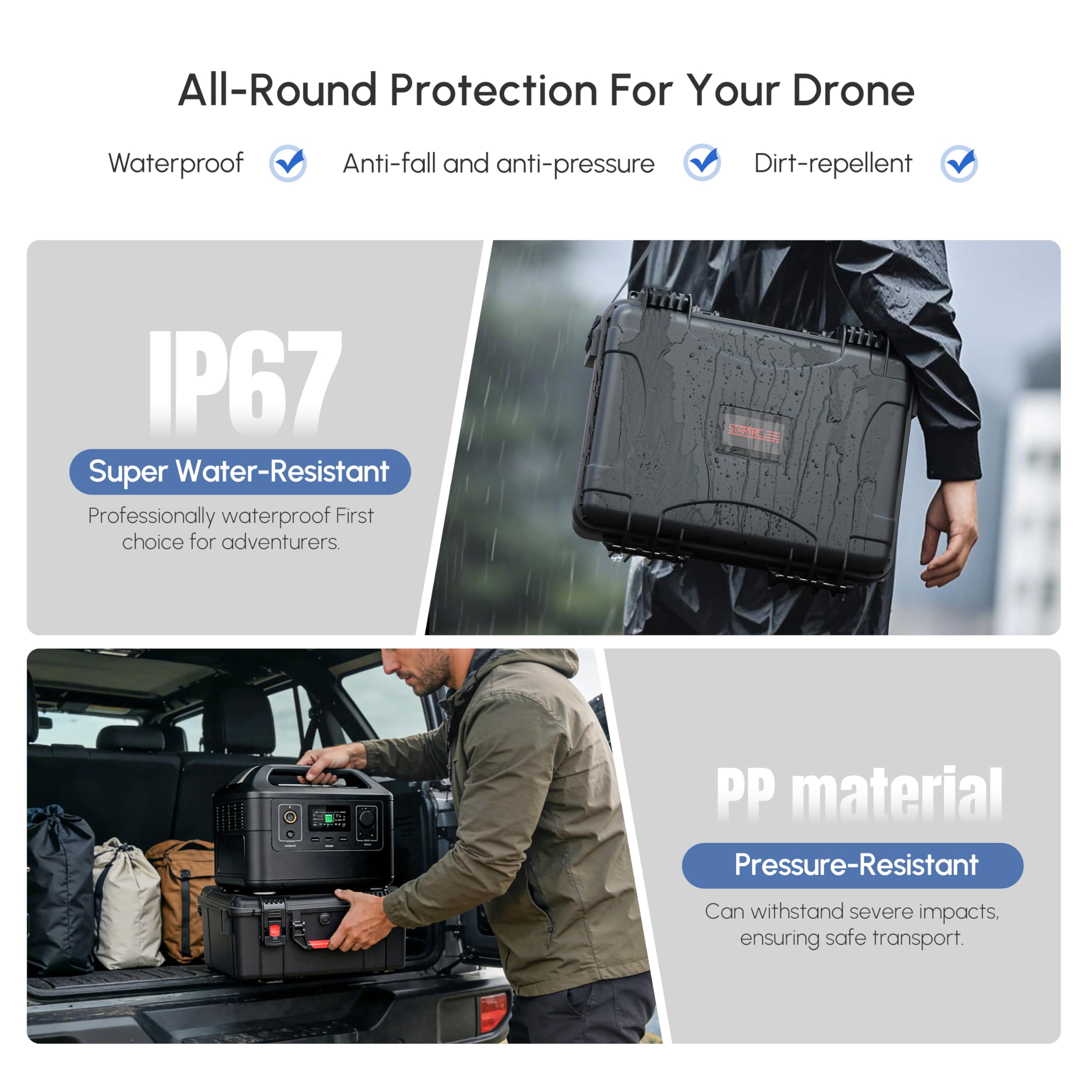 Étui rigide étanche pour DJI A - Drone Battery Case avis et prix