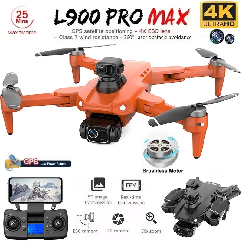 Drone GPS L900 Pro MAX 4K prof - Drone Battery Case avis et prix