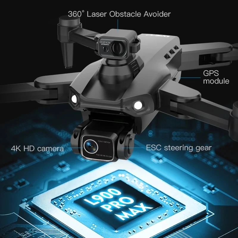 Drone GPS L900 Pro MAX 4K prof - Drone Battery Case avis et prix