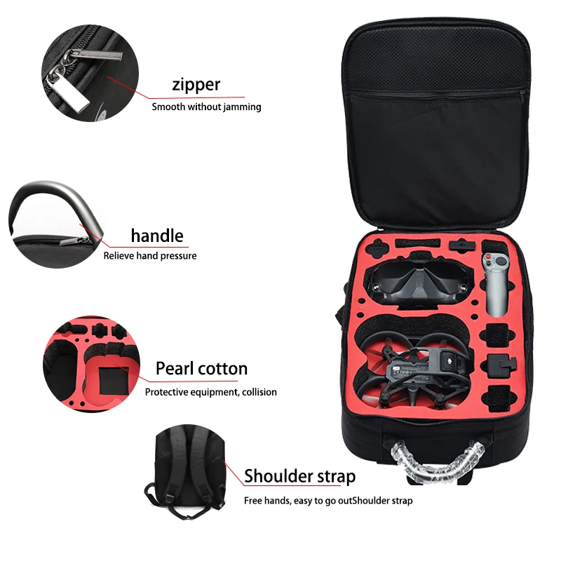 Étui Portable sac à dos en Nyl - Drone Battery Case avis et prix