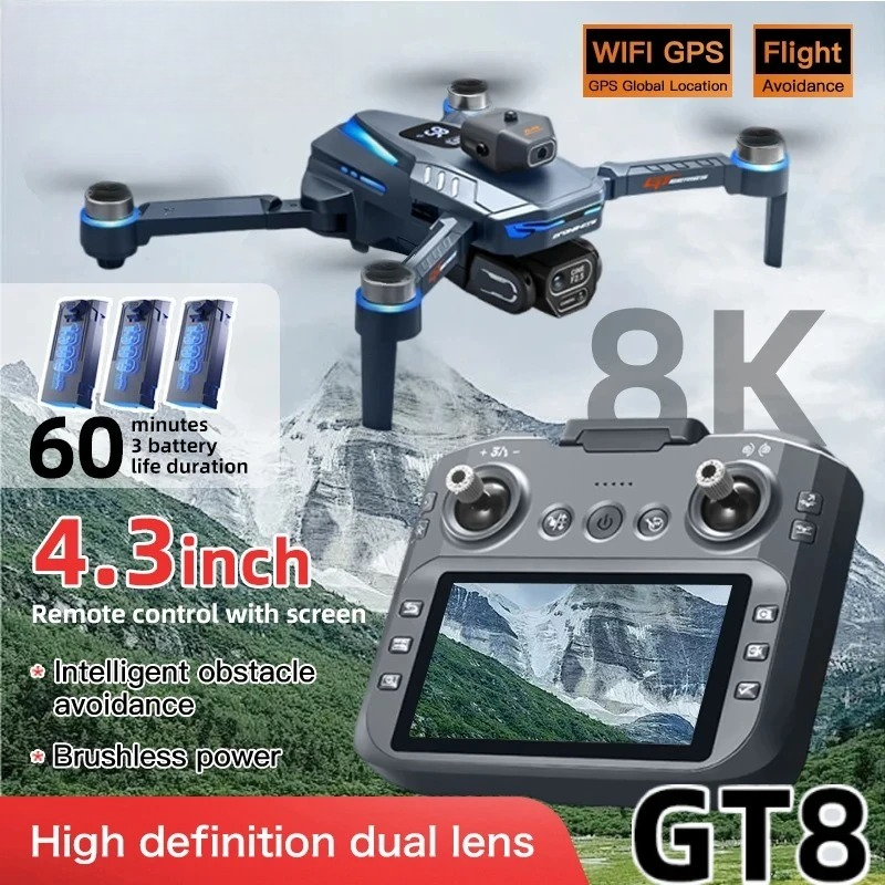 Drone GT8 original 8K professi - Jjrc Drone X12 avis et prix